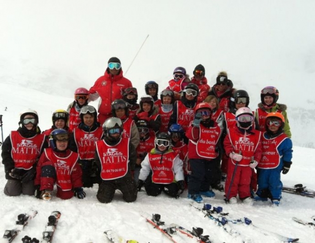  Children's ski course in Val d Iser